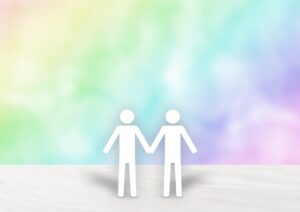 2人の人の影